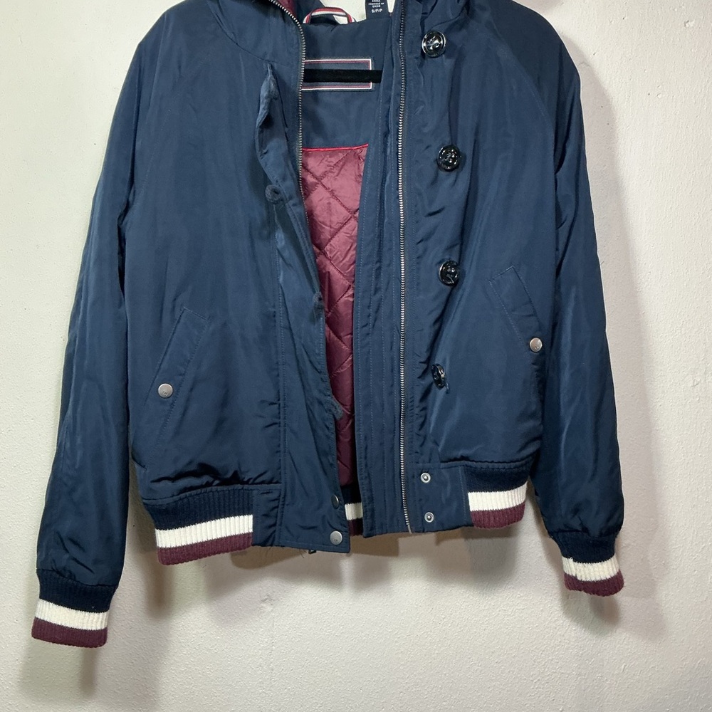 Tommy Hilfiger Blue Jacket with Red Lining